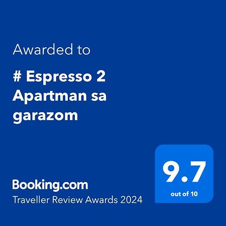 # Espresso 2 Apartman sa garazom Sremska Mitrovica Esterno foto